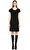 DKNY Diz Üstü Siyah Elbise