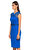 Karen Millen Tül Detaylı Mavi Elbise