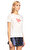 Bec and Bridge Baskı Desen Beyaz-Pembe T-Shirt