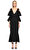 Maria Lucia Hohan Simli Siyah Midi Elbise