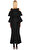 Maria Lucia Hohan Simli Siyah Midi Elbise