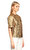 Lanvin Kısa Kollu Altın Rengi Ceket