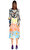 Peter Pilotto Çiçek Desenli Midi Renkli Elbise