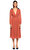 Exquise Boncuk İşlemeli Karamel Midi Elbise