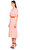 Juicy Couture Puantiyeli Pembe Diz Altı Elbise