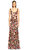Roberto Cavalli Çiçek Desenli Uzun Renkli  Elbise