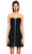 Juicy Couture Fermuar Detaylı Siyah Elbise