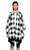 Juicy Couture Kareli Siyah-Beyaz Panço