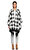 Juicy Couture Kareli Siyah-Beyaz Panço