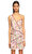 BCBG MAX AZRIA Çiçek Desneli Mor Mini Elbise