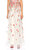 BCBG MAX AZRIA Çiçek Desenli Pembe-Beyaz Uzun Etek