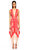 BCBG MAX AZRIA Dantel İşlemeli Pembe-Pudra Midi Elbise
