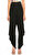 BCBG MAX AZRIA Yüksek Bel Yırtmaç Detaylı Siyah Pantolon