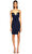 BCBG MAX AZRIA Lacivert Mini Elbise