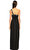 BCBG MAX AZRIA Pul Payet İşlemeli Siyah Uzun Elbise