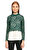Sandro Dantel İşlemeli Beyaz-Yeşil Bluz