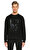 St. Nian Baskı Desen Siyah Sweatshirt