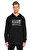 Les Benjamins Kamuflaj Detaylı Kapüşonlu Siyah Sweatshirt