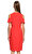 Elie Tahari Fırfır Detaylı Kırmızı Elbise