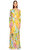 Boutique Moschino Çiçekli Renkli Uzun Elbise
