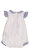 Miss Blumarine Kız Bebek Baskı Desen Çıtçıtlı Beyaz-Mavi Tulum