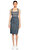 Donna Karan Kolsuz Çıtçıtlı Gri-Mavi Bluz