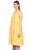 Mds Kareli Sarı Elbise