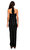 Donna Karan Uzun Siyah Elbise