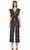 Rene Derhy Meyve Desenli Uzun Siyah Tulum