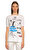 Love Moschino Baskı Desen Beyaz T-Shirt