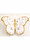 BC Ceramic Kelebek Beyaz Gold  W Swarovsky
