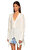 BCBG MAX AZRIA İşleme Detaylı V Yaka Beyaz Bluz