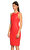 Versace Kolsuz Kırmızı Elbise