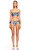 Pain De Sucre Desenli Mavi Bikini Üstü