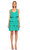 Sonia Rykiel Fırfırlı Mini Yeşil Elbise