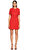 Carven Kırmızı Mini Kısa Kollu Elbise