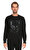 St. Nian Baskı Desen Siyah Sweatshirt