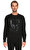 St. Nian Baskı Desen Siyah Sweatshirt