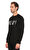 St. Nian Baskı Desen Siyah Sweatshirt