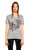 Alexander McQueen Kuru Kafa Desenli Gri T-Shirt