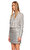 Nisse Pul Payet mini Gümüş Rengi Elbise