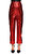 Nisse Deri Yüksek Belli Kırmızı Pantolon