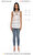 Ltd Jeans Kolsuz Beyaz Bluz