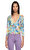 Blugirl Kruvaze Çiçek Desenli Renkli Bluz 