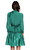 M.Missoni Fular Yakalı Diz Üstü Yeşil Elbise
