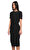 Victoria Beckham Diz Altı Siyah Elbise
