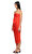 Just Cavalli Straplez Midi Kırmızı Elbise