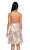 Just Cavalli Çiçek Desenli Krem Mor Elbise