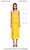 Alberta Ferretti Midi Sarı Elbise