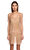 Alberta Ferretti Dantel İşlemeli Mini Ten Rengi Elbise